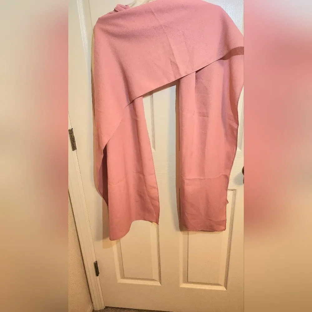 Unbranded Light Pink Long  Women's Scarf Wrap 80